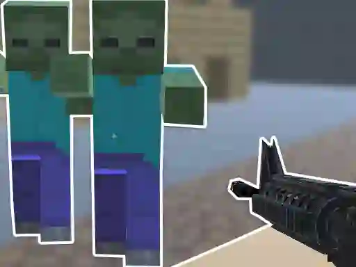 لعبة Steve Zombie Shooter على الانترنت