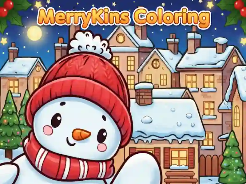 لعبة MerryKins Coloring على الانترنت