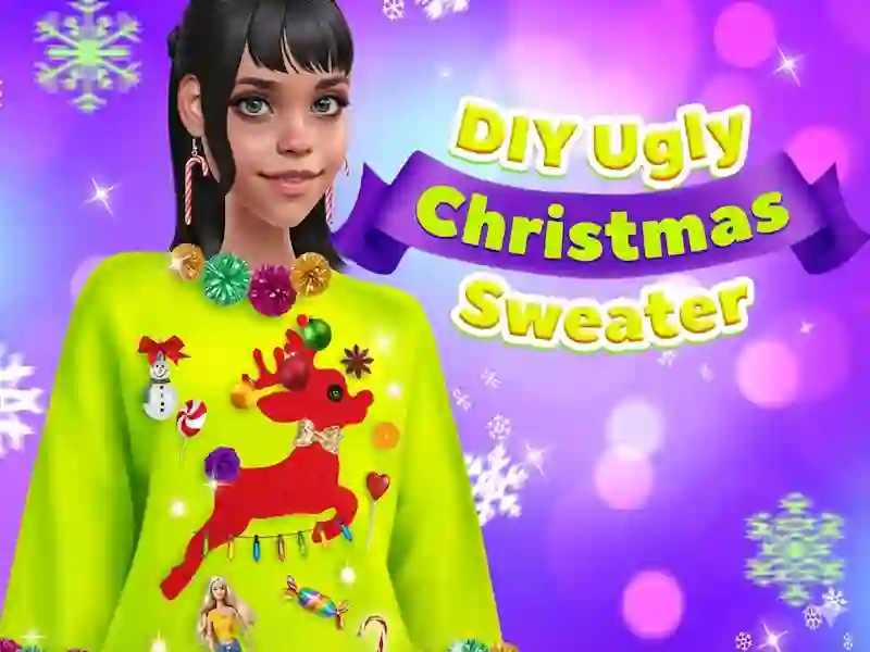 لعبة DIY Ugly Christmas Sweater على الانترنت
