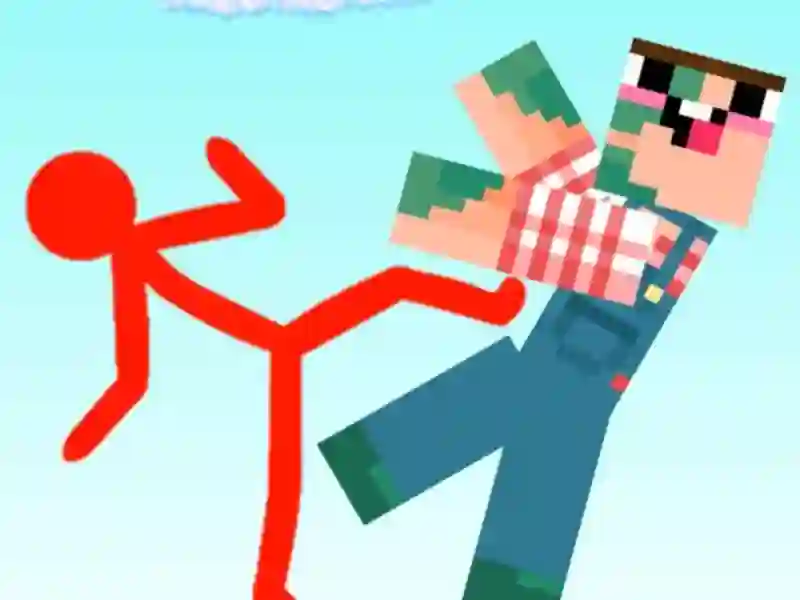 لعبة Red Stickman vs Craftmans على الانترنت