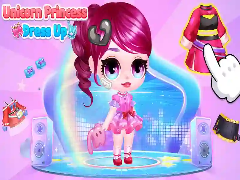لعبة Unicorn Princess Dress Up على الانترنت
