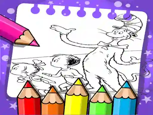 لعبة Cat In The Hat Coloring Book على الانترنت