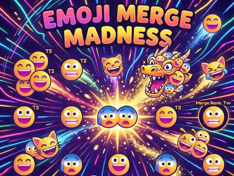 لعبة Emoji Merge Madness على الانترنت