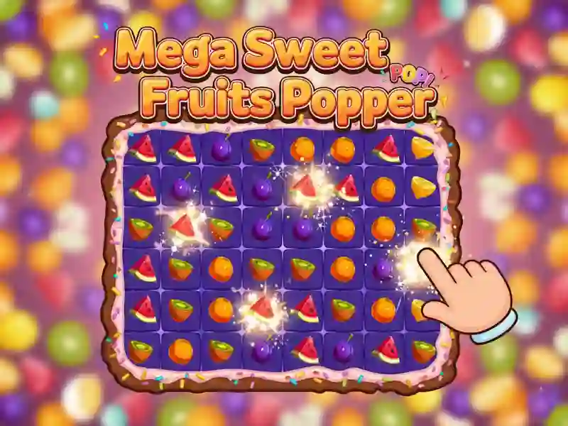 لعبة Mega Sweet Fruits Popper على الانترنت