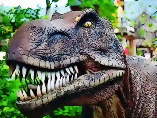 لعبة Tyrannosaurus Rex Carnivore Jigsaw على الانترنت