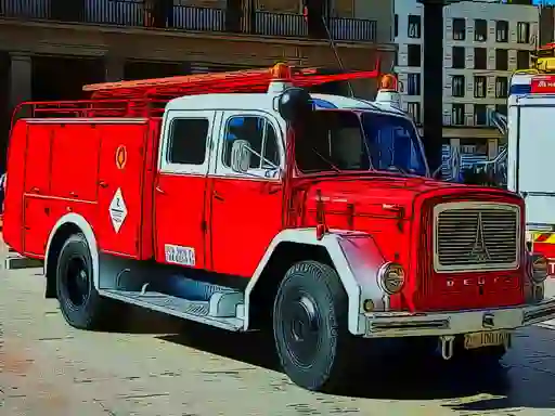 لعبة Firetruck Puzzle على الانترنت