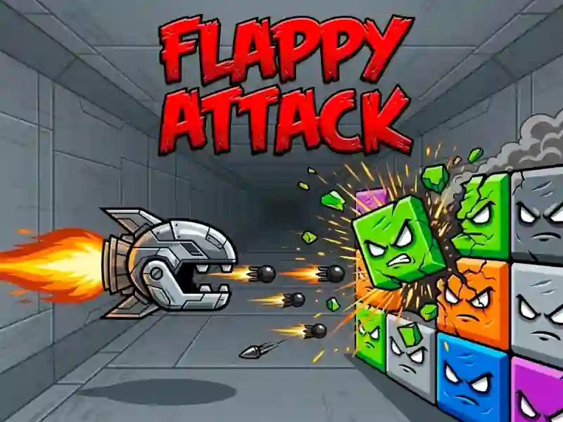 لعبة Flappy Attack على الانترنت