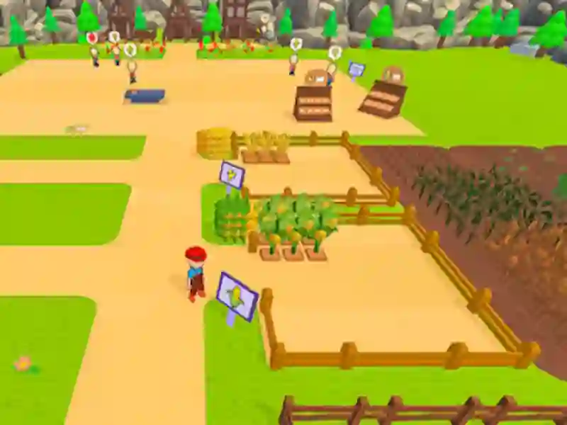 لعبة My Happy Farm Land Simulator على الانترنت