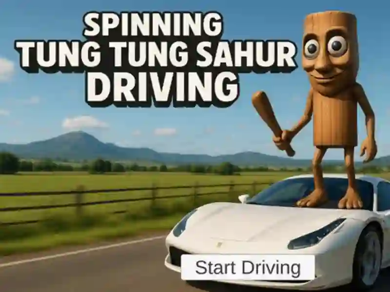 لعبة Spinning Tung Tung Sahur Driving على الانترنت