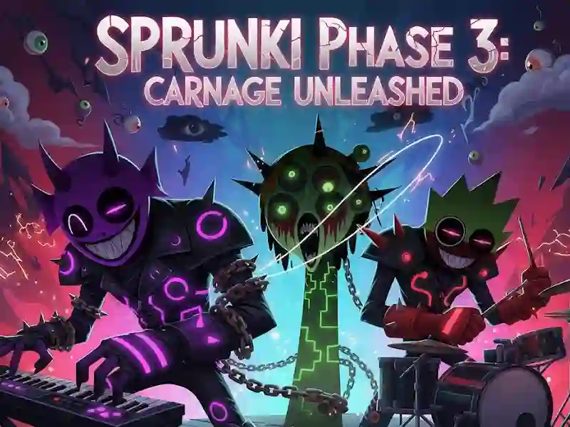 لعبة Sprunki Phase 3: The Carnage Continues على الانترنت