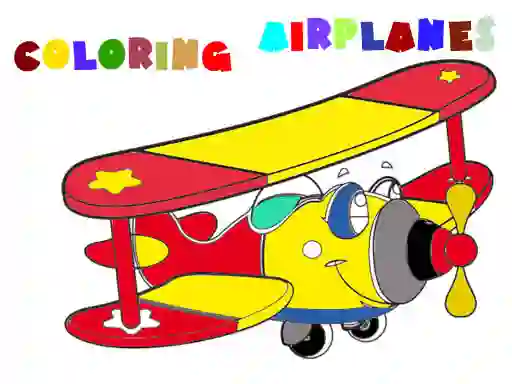 لعبة Coloring Book Airplane 2 على الانترنت