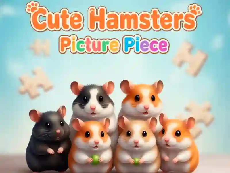 لعبة Cute Hamsters Picture piece على الانترنت