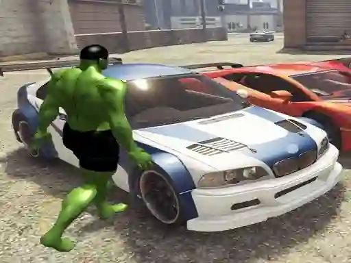 لعبة Chained Car vs Hulk على الانترنت