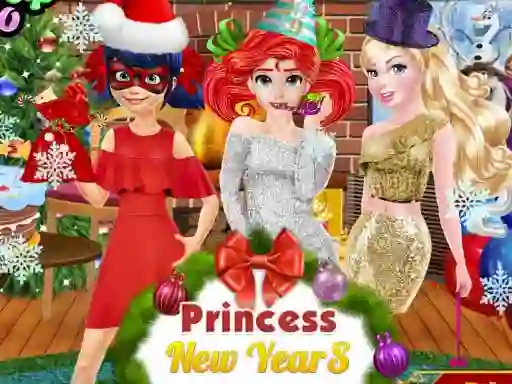 لعبة Princesses: New Year's Party على الانترنت