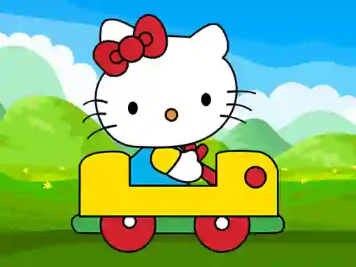 لعبة Hello Kitty Car Jigsaw على الانترنت