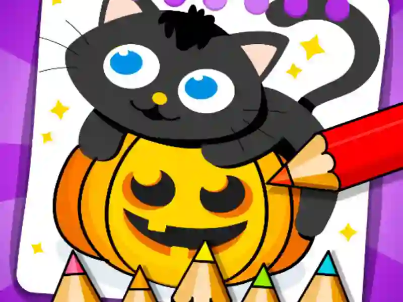 لعبة Halloween Coloring Games على الانترنت