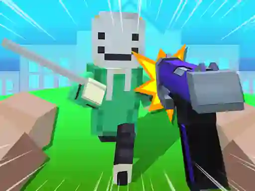 لعبة Block Craft 3D - School على الانترنت