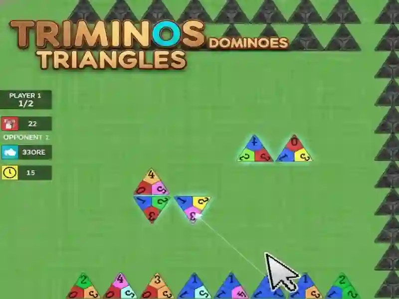 لعبة Triminos Dominoes Triangles على الانترنت