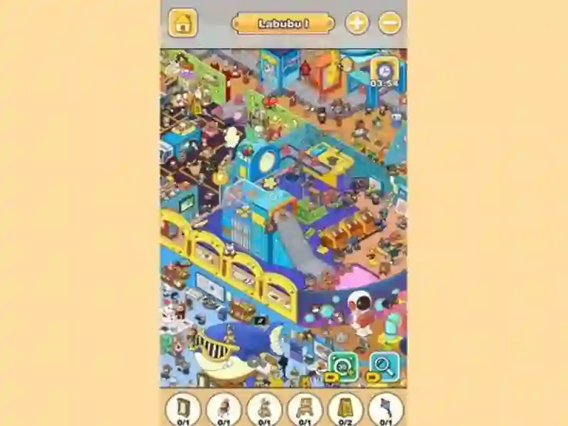 لعبة Find It Out Labubu Shopping Factory على الانترنت