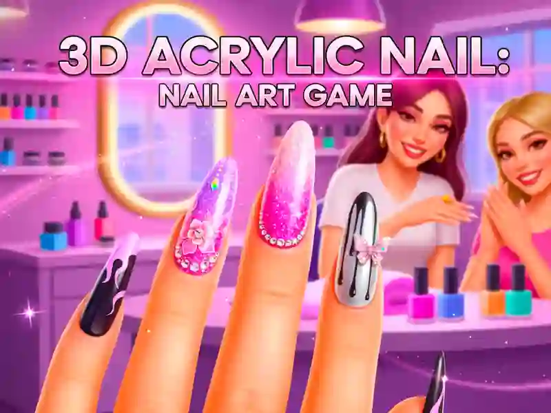 لعبة 3D Acrylic Nail: Nail Art Game على الانترنت