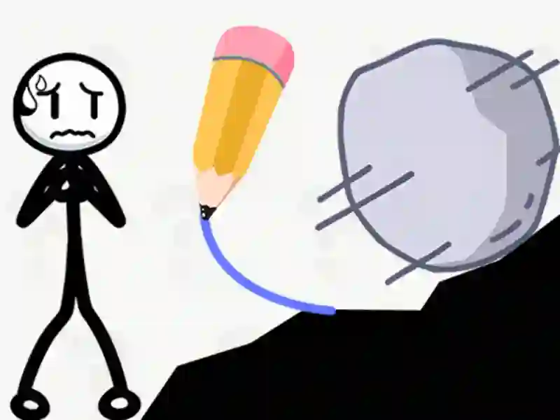 لعبة Stickman Rescue Draw 2 Save على الانترنت