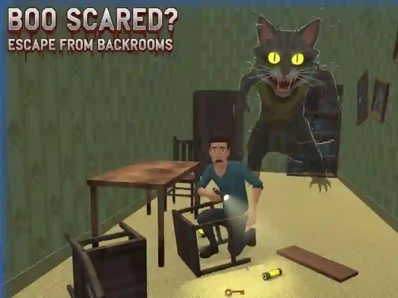 لعبة Boo Scared? Escape from Backrooms على الانترنت