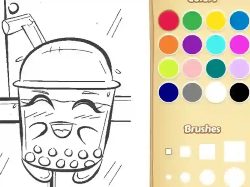 لعبة Boba Tea Coloring Book for Kids على الانترنت