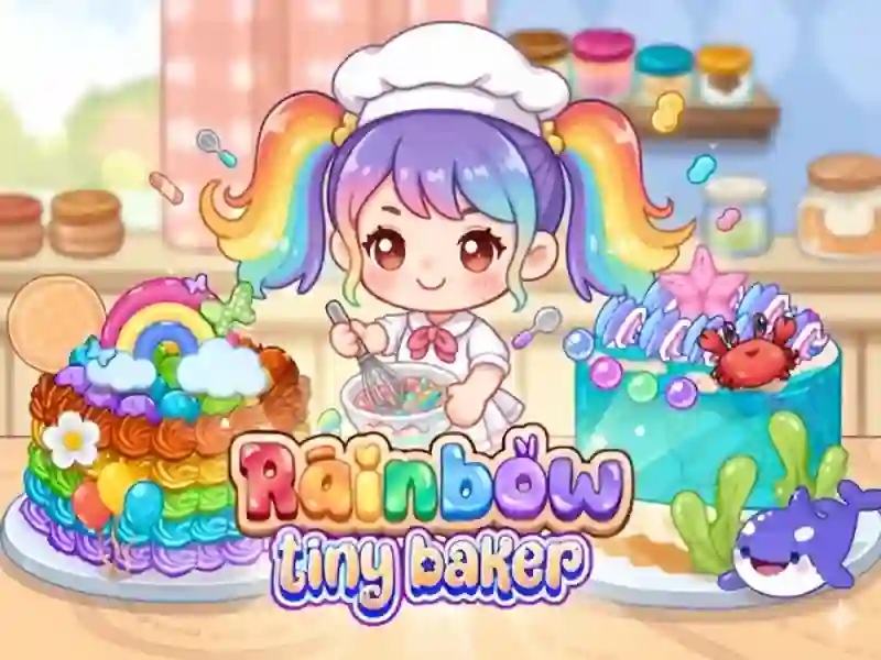 لعبة Rainbow Tiny Baker على الانترنت