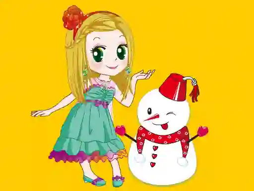 لعبة A Princess And A Snowman على الانترنت
