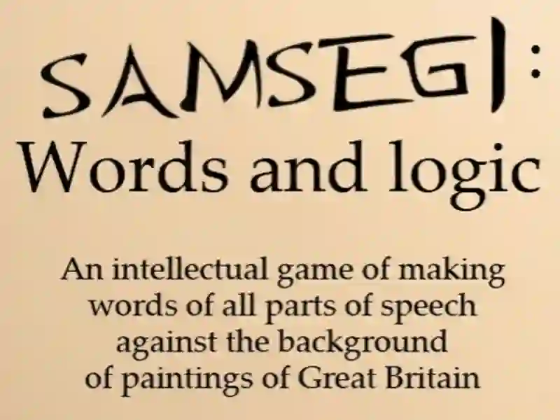 لعبة Samsegi: Words And Logic على الانترنت