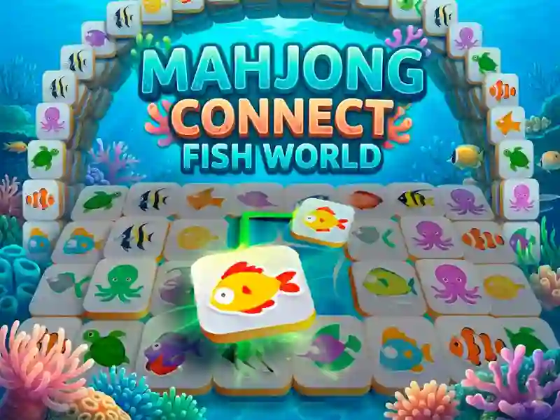 لعبة Mahjong Connect Fish World على الانترنت