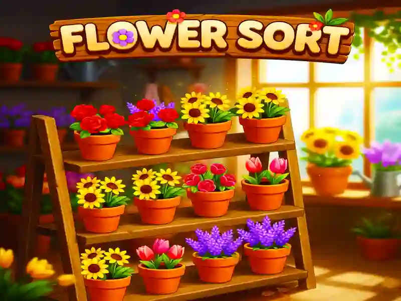 لعبة Flower Sort على الانترنت