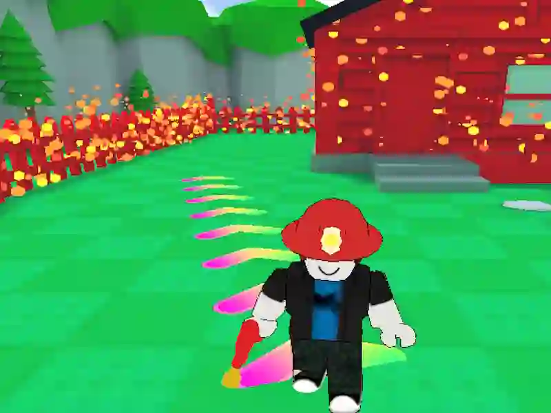 لعبة Obby: Working as a Firefighter على الانترنت