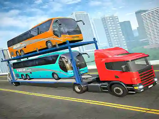 لعبة City Bus Transport Truck على الانترنت