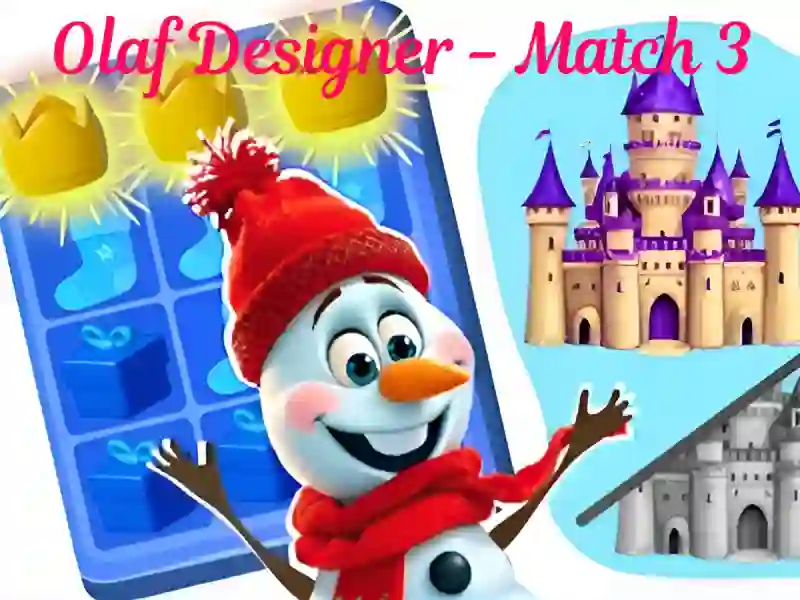 لعبة Olaf Designer - Match 3 على الانترنت