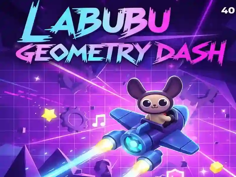 لعبة Labubu Geometry Dash على الانترنت