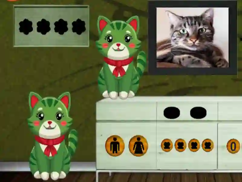 لعبة Find the Curious Freaky Cat على الانترنت