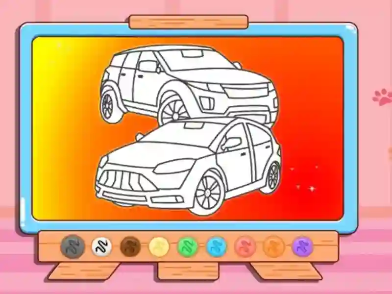 لعبة Coloring Book: Sports Car على الانترنت