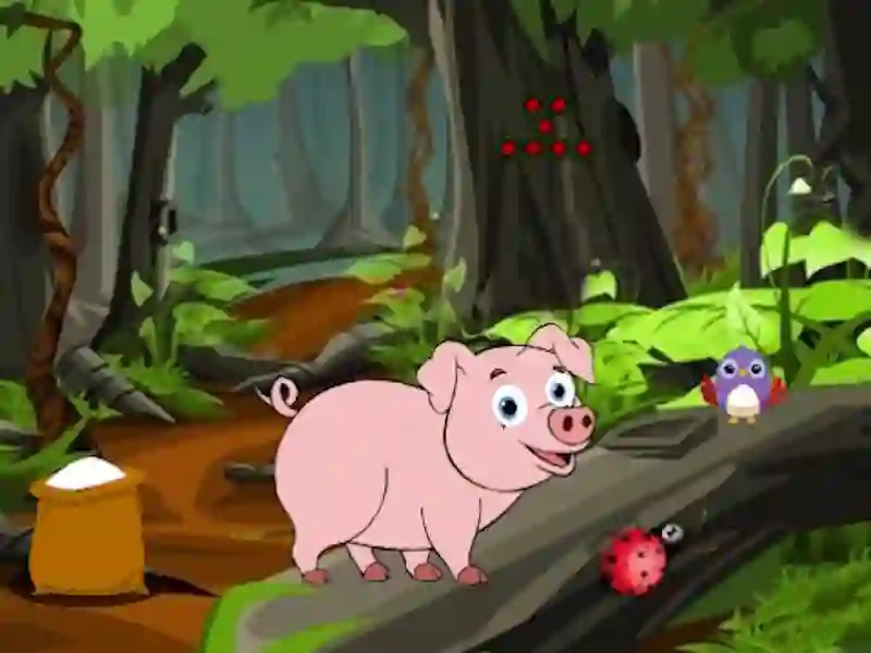لعبة Pig Reach The Farm على الانترنت