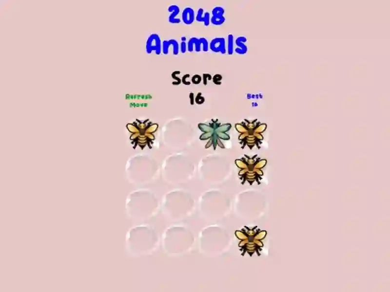 لعبة 2048 Animals على الانترنت