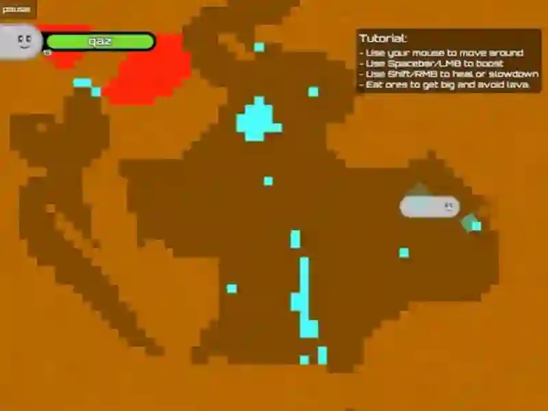 لعبة Digworm.io على الانترنت