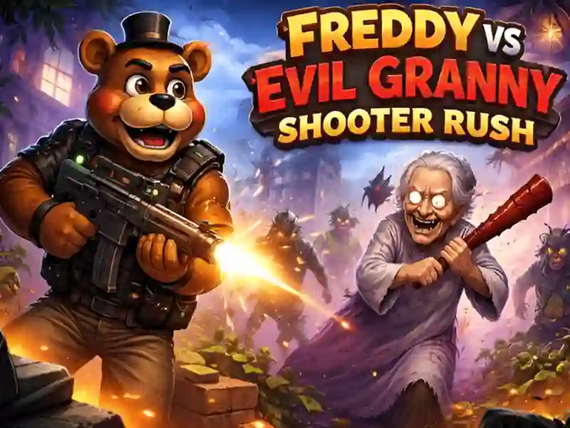 لعبة Freddy vs Evil Granny Shooter Rush على الانترنت