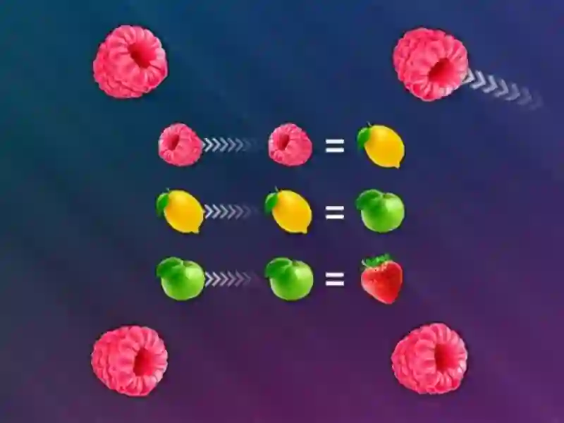 لعبة Merge Gravity Fruits على الانترنت