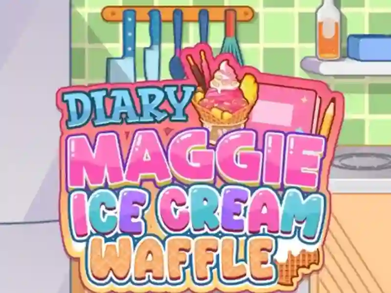 لعبة Diary Maggie: Ice Cream Waffle على الانترنت