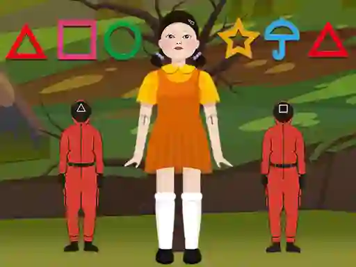 لعبة Squid Game Hidden Signs على الانترنت