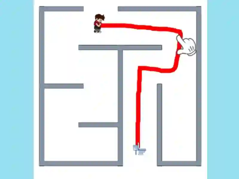 لعبة Maze Escape Toilet Rush على الانترنت