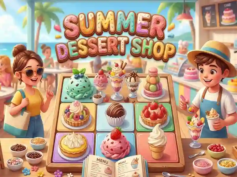 لعبة Summer Dessert shop على الانترنت
