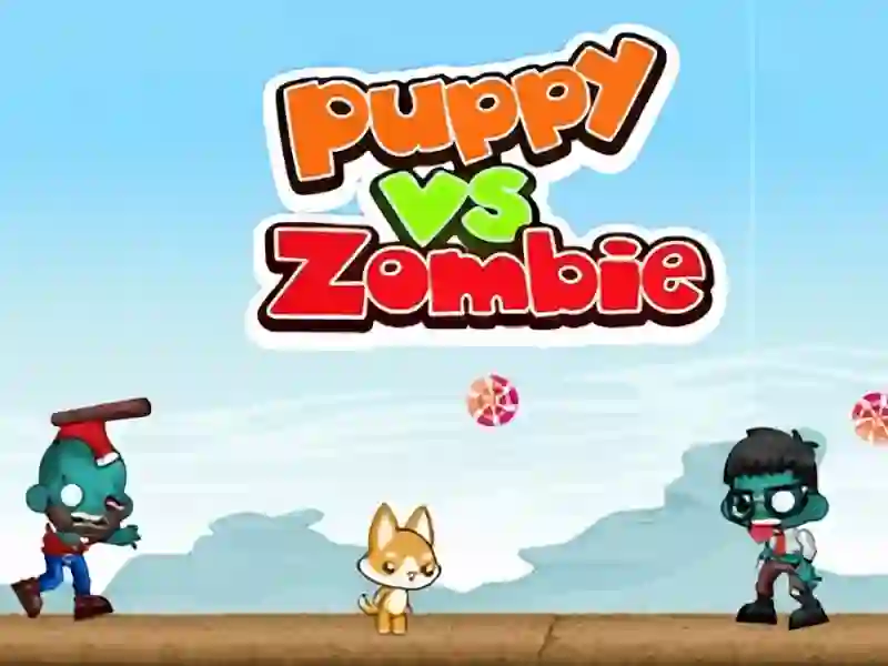لعبة Puppy vs Zombie على الانترنت