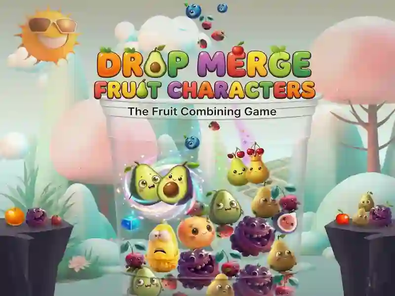 لعبة Drop Merge Fruit Characters على الانترنت