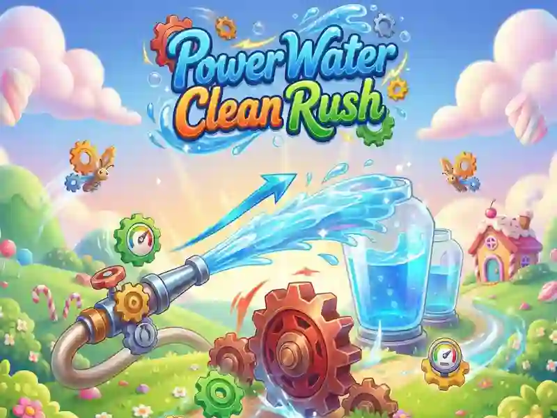 لعبة Power Water Clean Rush على الانترنت